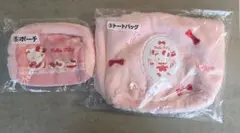 ハローキティ トートバッグ ピンク&ポーチ