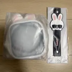 straykids リノ カラビナポーチ タオルキーホルダー リビット