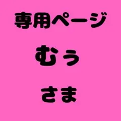 むぅ 様　専用ページ　10セット