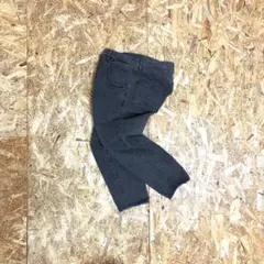 ネイバーフッド ストレートデニムパンツ(L)ダークグレイ 皮パッチ 