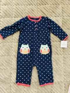 【新品】carter's ベビー ロンパース フクロウ柄 6M