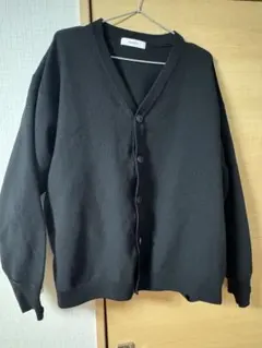 INHERIT ブラック カーディガン