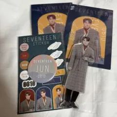 SEVENTEEN ジュン ローソンくじ アクリルマグネット 缶バッジ
