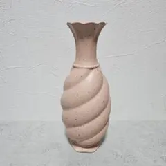 &k amsterdam ピンク花瓶 ねじれデザイン フラワーベース/大幅値下げ