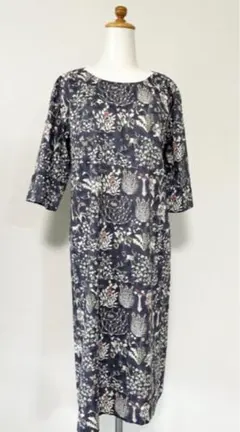 crespi リバティ　yoshie ヨシエ　ギャザーロングワンピース crespi リバティ yoshie ヨシエ ギャザーロングワンピース リバティ