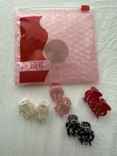 POTETE ヘアクリップ 4個セット