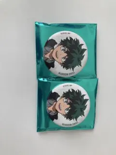 僕のヒーローアカデミア緑谷出久缶バッジ　ベースヤードトーキョー