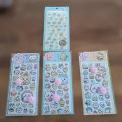 ちいかわぷくぷくシール　4枚セット