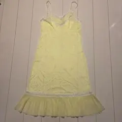 ヴィンテージランジェリーキャミワンピ フェアリーグランジ 森ガールy2k