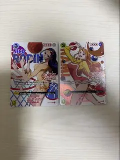 ワンピースカードゲーム ナミ ニコ・ロビン 2枚セット - メルカリ