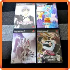 PS2ソフト中古４本セット 乙女ゲーセット 美品あり テニスの王子様R、カヌチ