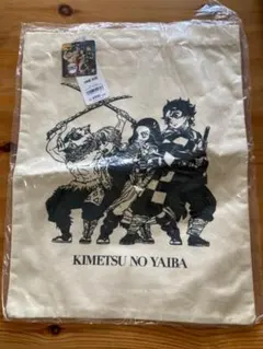 新品 GU 鬼滅の刃 キャンバストートバッグ 炭治郎 禰豆子 善逸 伊之助