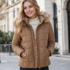 極美品　ブルーレーベル　クレストブリッジ　3ＷＡＹ　ダウンジャケット　36のサムネイル