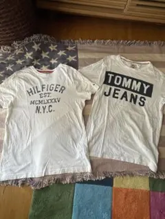 古着　トミーヒルフィガー　TOMMY HILFIGER　Ｔシャツ　２枚セット