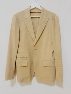 TOMORROWLAND ベージュ リネンテーラードジャケット　42