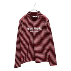 美品　ルコックスポルティフ トップス　ボーダー モックネック 長袖　タグ付き