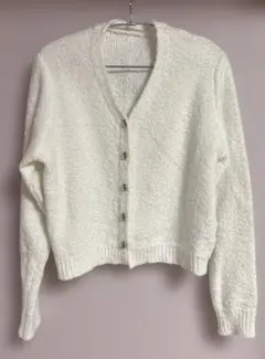 Dazy ホワイト カーディガン Mサイズ