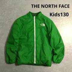 ザノースフェイス　子供服　ナイロンフリースジャケット　刺繍ロゴ　130
