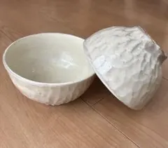 【新品未使用】益子焼 お茶碗 和食器 フリーボール　2個セットのサムネイル