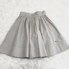BURBERRY LONDON 膝丈フレアスカート 38 ベージュ