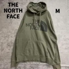 ザノースフェイス パーカー 裏起毛 プルオーバー ロゴプリント M【7712】