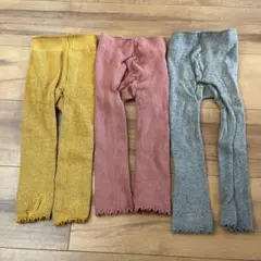 ベビー レギンス 3色セット 70-90cm