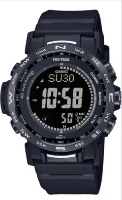 「美品」CASIO PRO TREK デジタル腕時計 ブラックのサムネイル