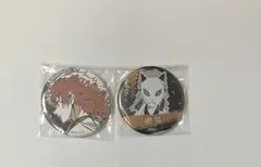 鬼滅の刃　箔押し缶バッジ　デコレクション缶バッジ　錆兎