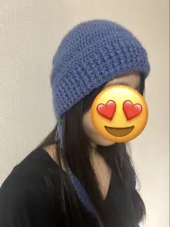 ハンドメイドニット帽