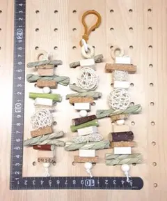 duyue様 リクエスト 2点 まとめ商品5インコおもちゃ3本鳥　バルサ　インコ