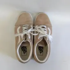 ＊【VANS】ベージュ スエード スニーカー　23.5㎝