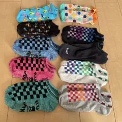 カラフルなソックス10足セット