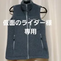 montbell フリースベスト ダークグレー