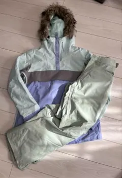 ROXY ロキシー スノーボードウェア スキーウェア 上下セット　M