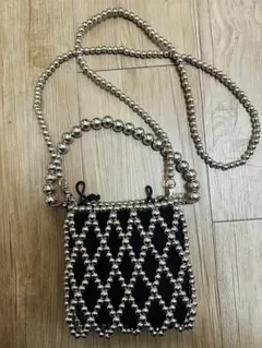 ビーズショルダーバッグ