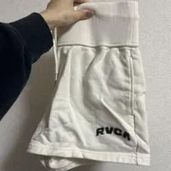 RVCA ホワイト ジョガーパンツ