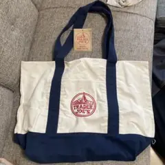TRADER JOE'S トートバッグ ネイビー