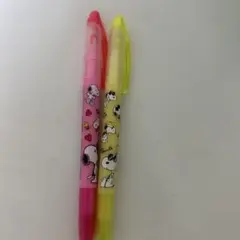 スヌーピー 蛍光ペン 2本セット