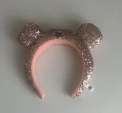 USJ ユニバーサルスタジオジャパン　カチューシャ　スパンコール　ティム　ピンク