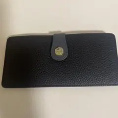 薄型長財布 ブラック スリムデザイン カード入れ 小銭入れ 札入れ 自宅保管