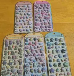 新品・未開封　正規品 サンリオ コットンパフィー シール 5枚セット