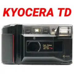【完動品】KYOCERA TD フィルムカメラ 動作確認済み Kyocera TD Carl Zeiss シャッター・フラッシュ動作確認済