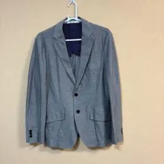 EDIFICE エディフィス　グレー テーラードジャケット　Sサイズ