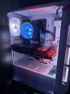 白ゲーミングPC 内部モニター付きRyzen5 3600メモリ16GB1.5TB - メルカリ