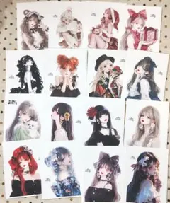 【CT2】cottonmelody 様　人物ステッカー　コラージュ　素材