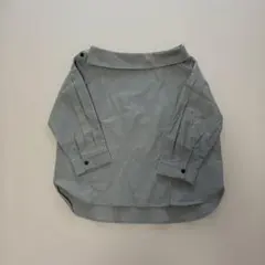 七分袖 ブラウス グレーのサムネイル