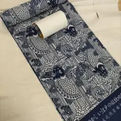 M*)様 長板中形　綿絽　登龍門　鯉の滝登り　浴衣反物 M*)様 長板中形 綿絽 登龍門 鯉の滝登り 浴衣反物 - メルカリ