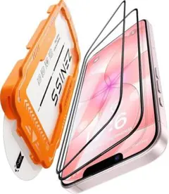 iphone 17e ガラスフィルム 2枚セット 保護フィルム 自動吸着 簡単