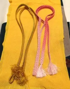 k*7様 帯締め 帯揚げセット