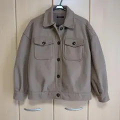 INGNI ブルゾン ボタン付きジャケット ベージュ モカ